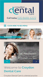 Mobile Screenshot of croydondentalcare.co.uk